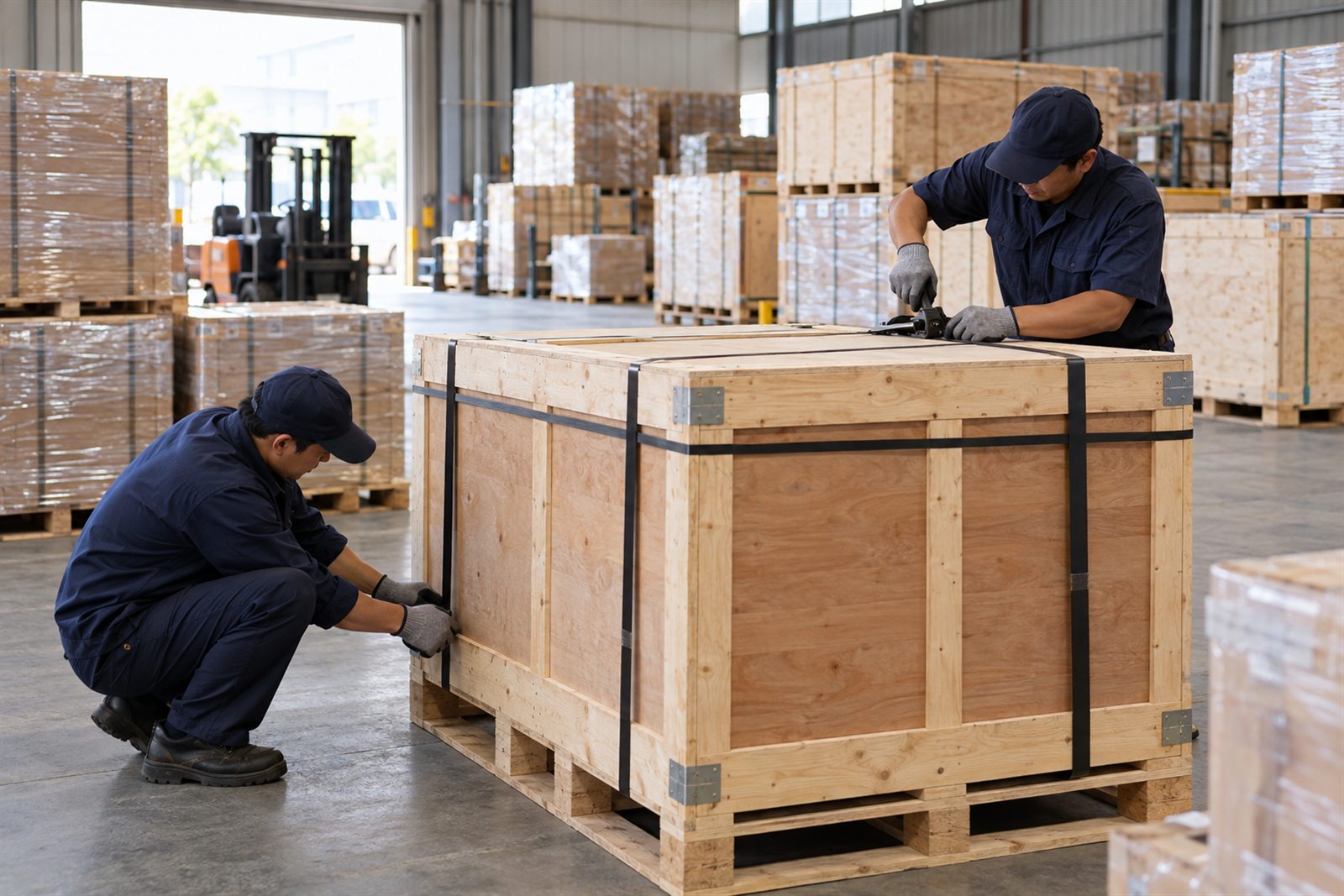 Preparación y embalaje de mercancía para transporte